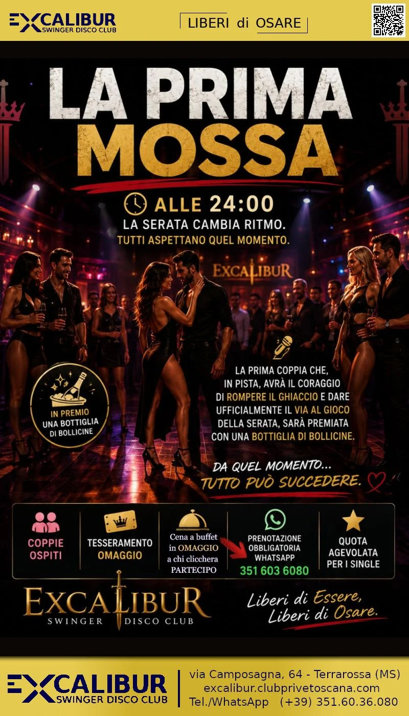 Swinger club prive evento La prima mossa